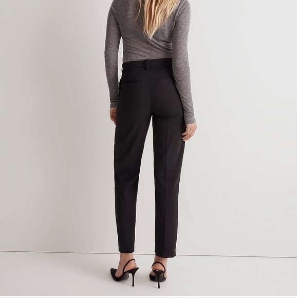 Madewell The Fairbanks Pant in True Black size 2 NWT NO085 - Picture 4 of 13